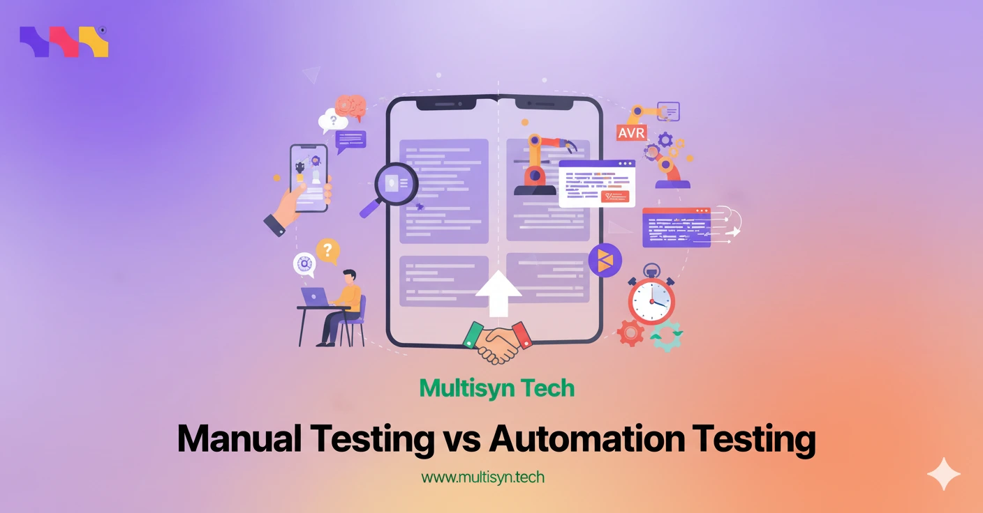 Manual testing vs automation testing comparison in software quality assurance
